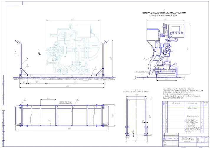 Stand for welding rectilinear seams in an overlap