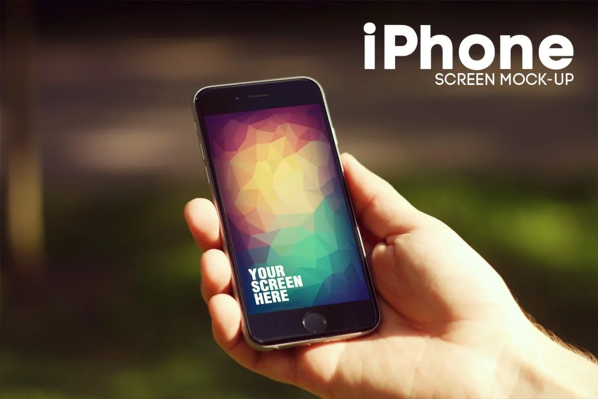TREE STUMP IPHONE 6 MOCKUP
