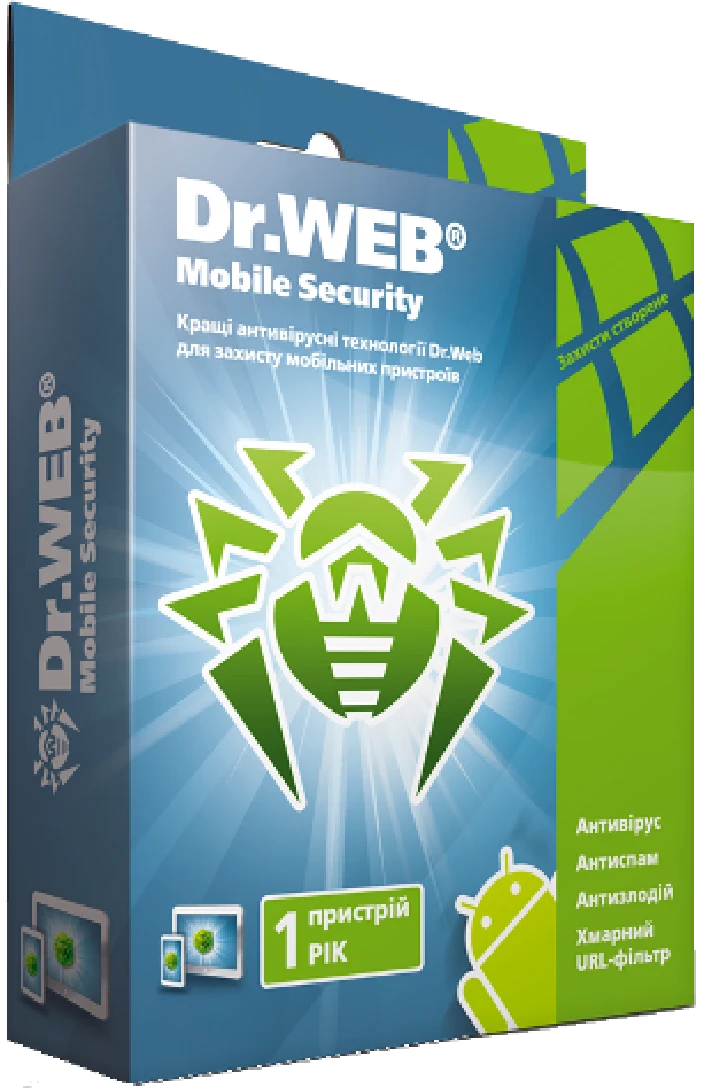 Dr.Web for Android 1 Year 1 device Region FREE