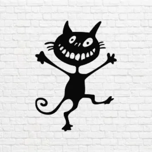 Crazy cat в векторе