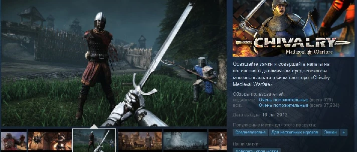 Chivalry: Medieval Warfare  (Steam Gift RU/CIS)