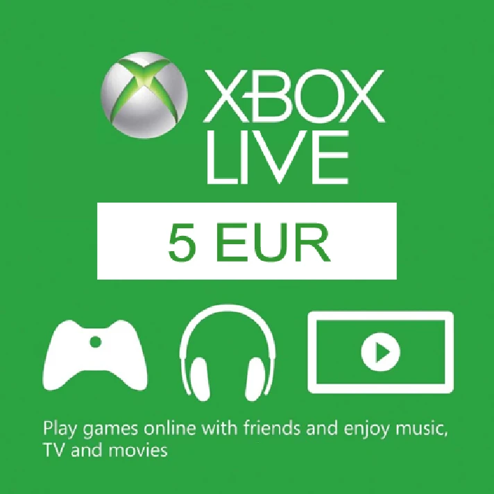 XBOX Live 5 EUR Card EU