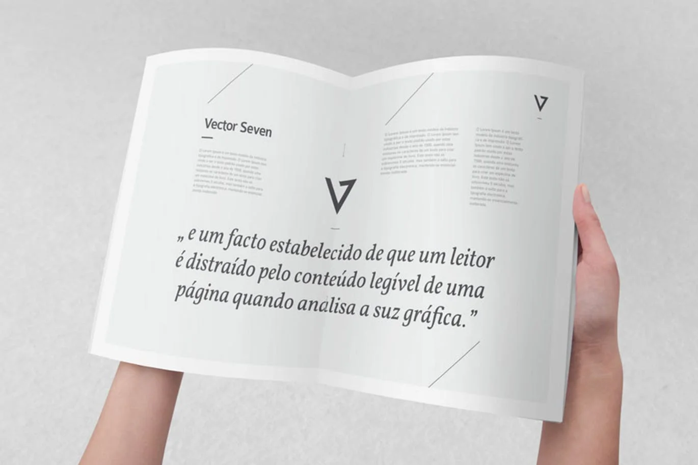 US Letter Brochure Mockup