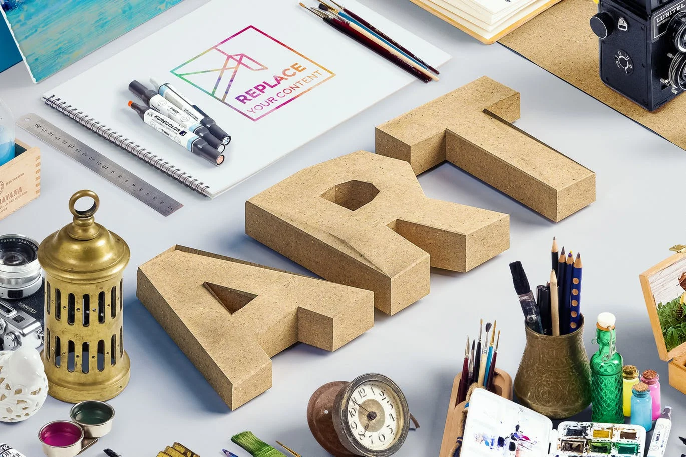 Isometric Art Equipments Scene Generator