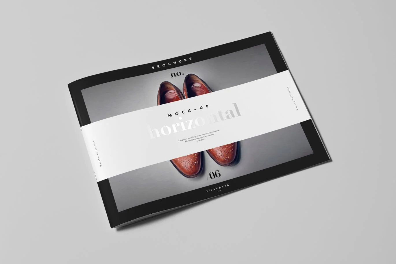 Horizontal A4 Brochure Mock-up 2
