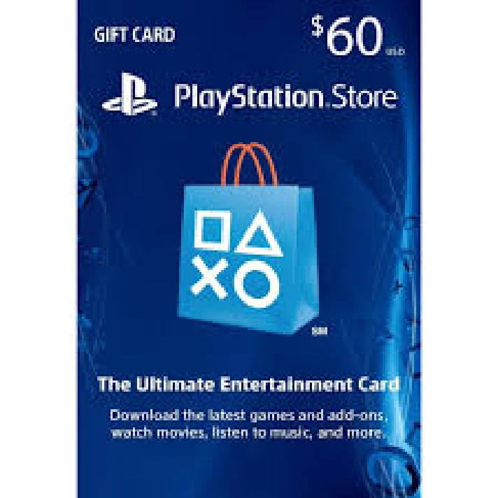 PlayStation Network (PSN) -  60 USD  + BONUS