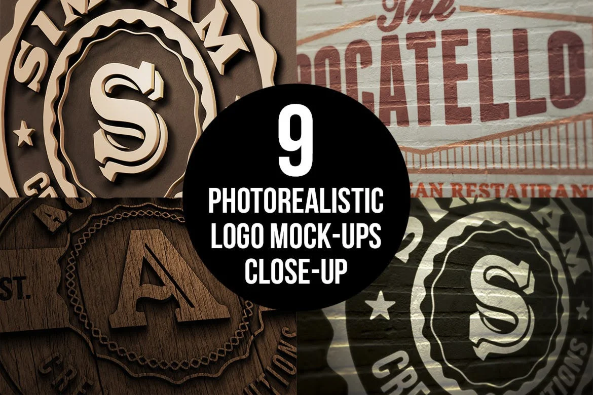 Photorealistic Close-up Mock-ups v.1