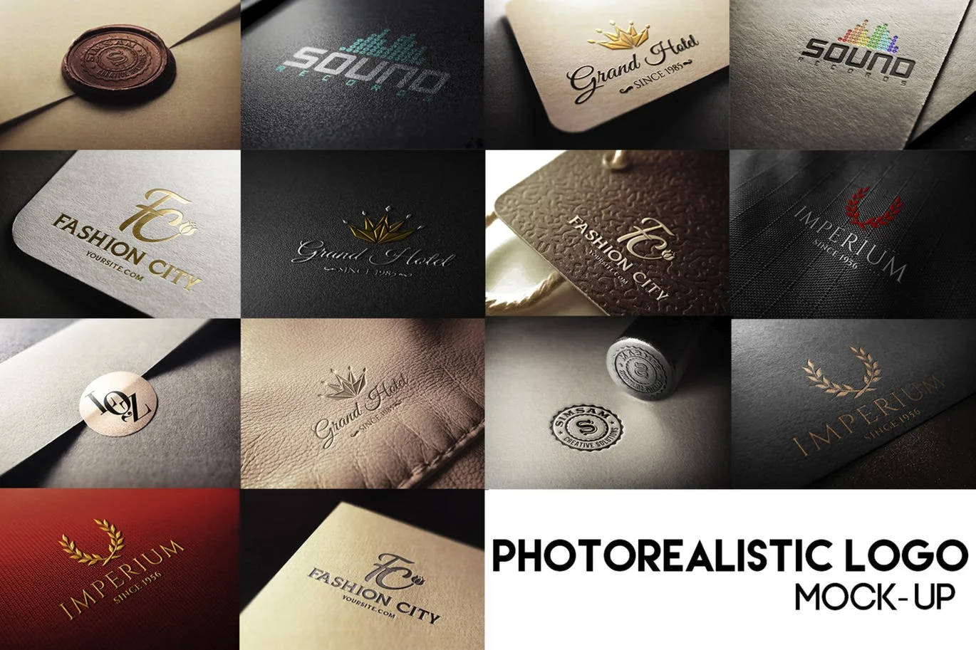 Photorealistic Logo Mock-Up