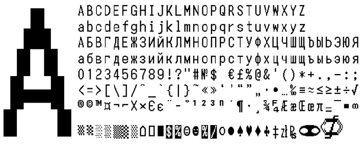 Font KKM PRIM-08 ver.3 (ttf)