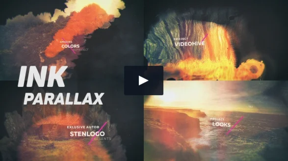 After Effects Template – Ink Parallax Slideshow