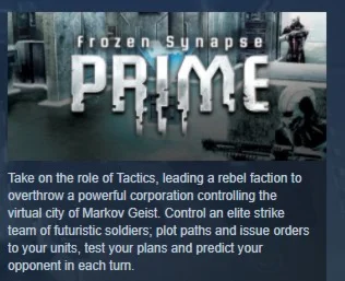 Frozen Synapse Prime 2 in 1  STEAM KEY GLOBAL+РОССИЯ