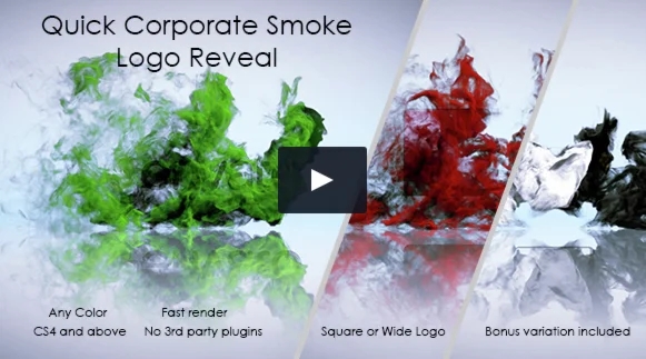 Quick Corporate Smoke Logo Reveal