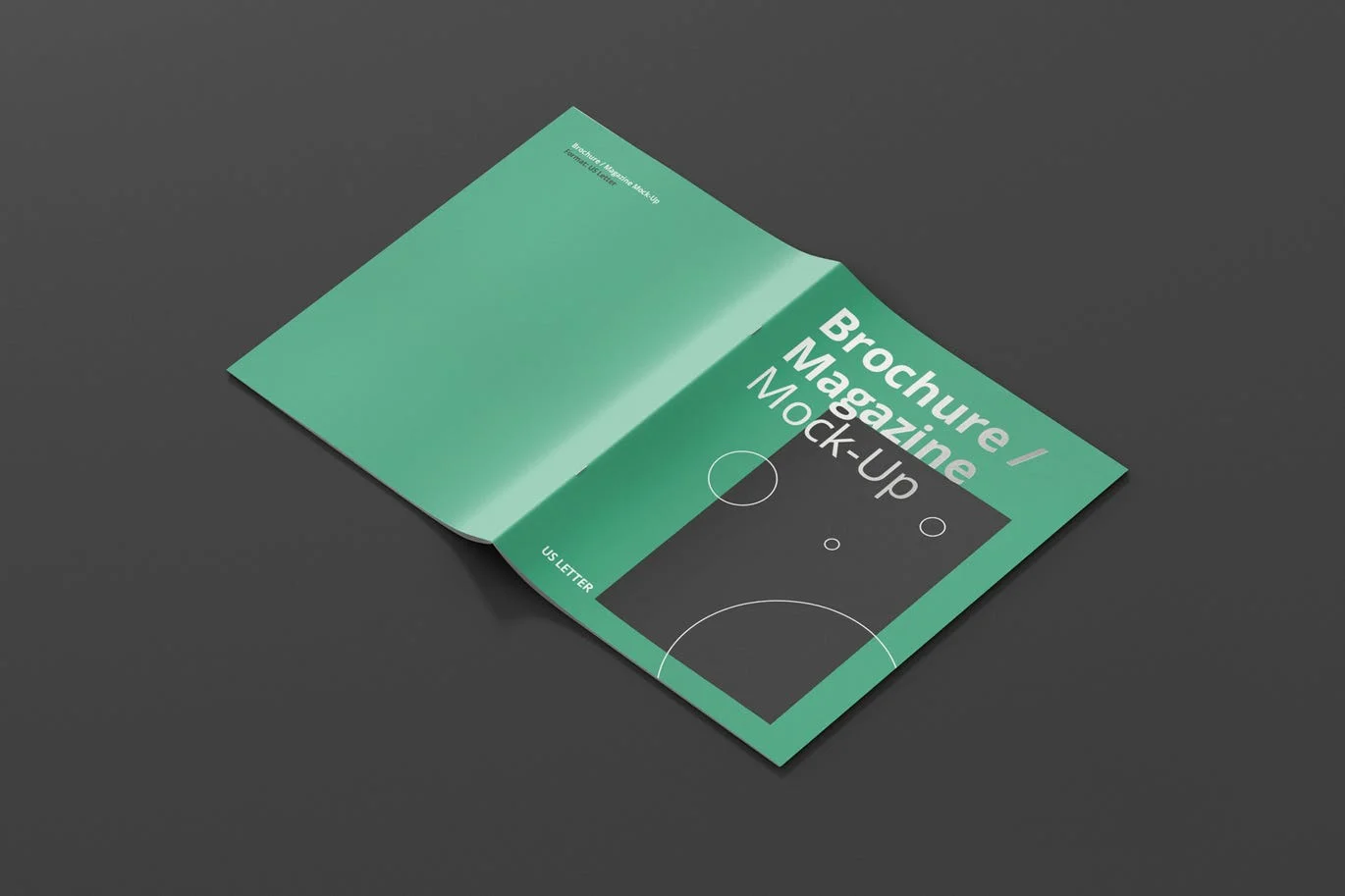 US Letter Brochure / Magazine Mock-Up