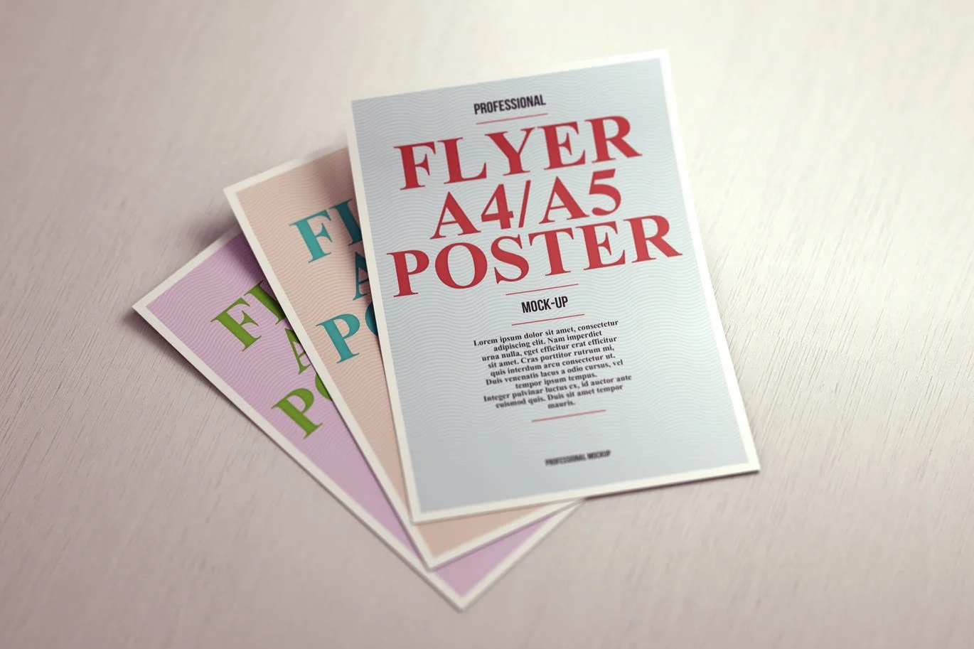 A4 / A5 Poster Flyer Mock-up