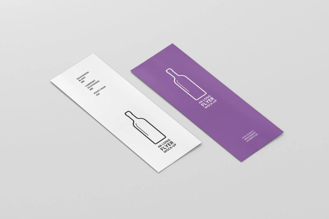 A6 Long Flyer Mock-Up