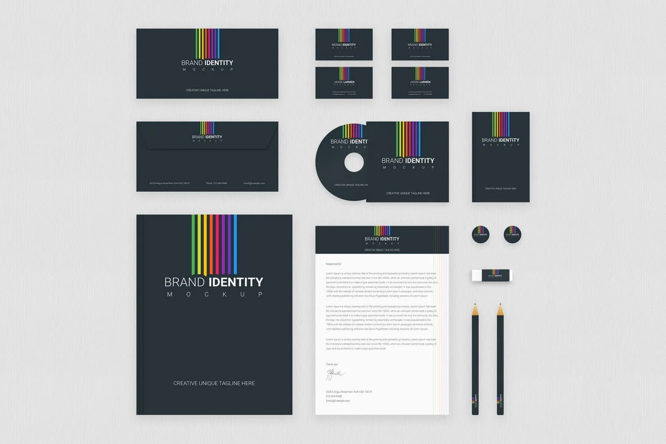 Branding Identity Mock Up - Set 2