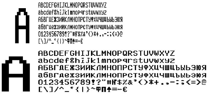 Full set of KKM fonts FELIX-RK (ttf) 16 pcs ver. 1-8