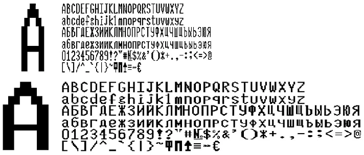 Full set of KKM fonts FELIX-RK (ttf) 16 pcs ver. 1-8