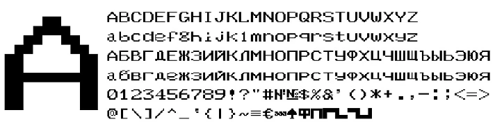 Full set of 4 fonts KKM MERCURY-114.1-TORNADO(ttf)