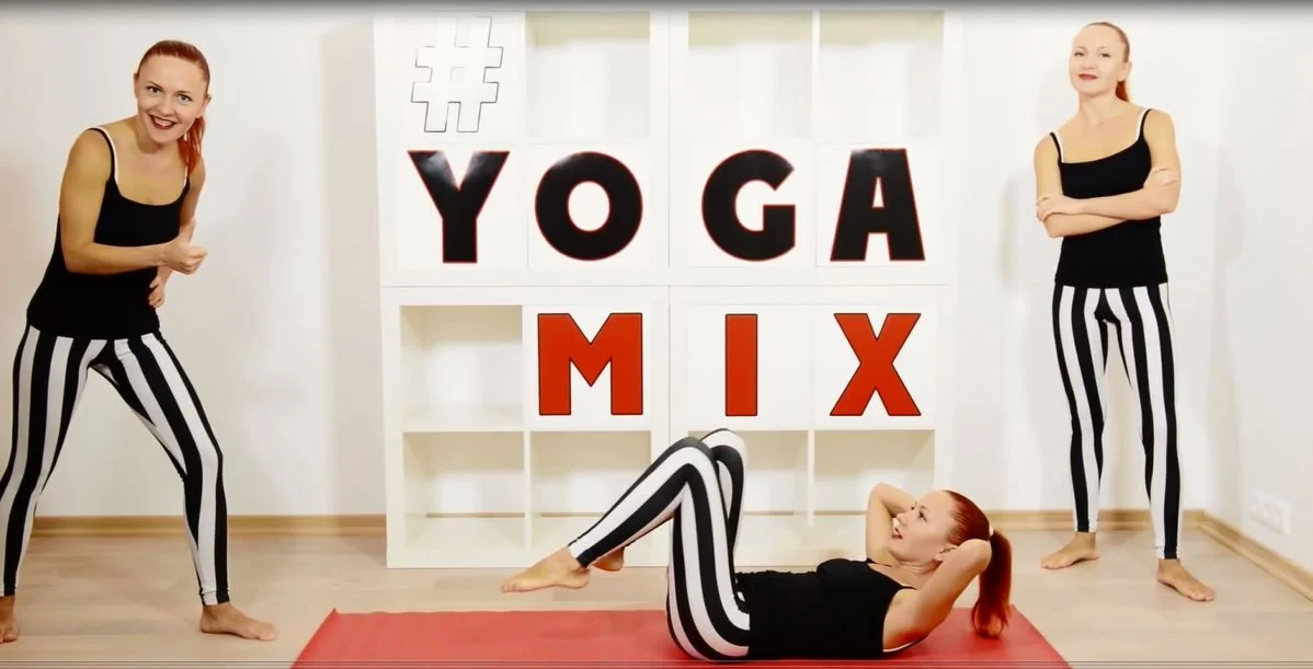 Видеофильм Йога-микс: упражнения для мышц живота