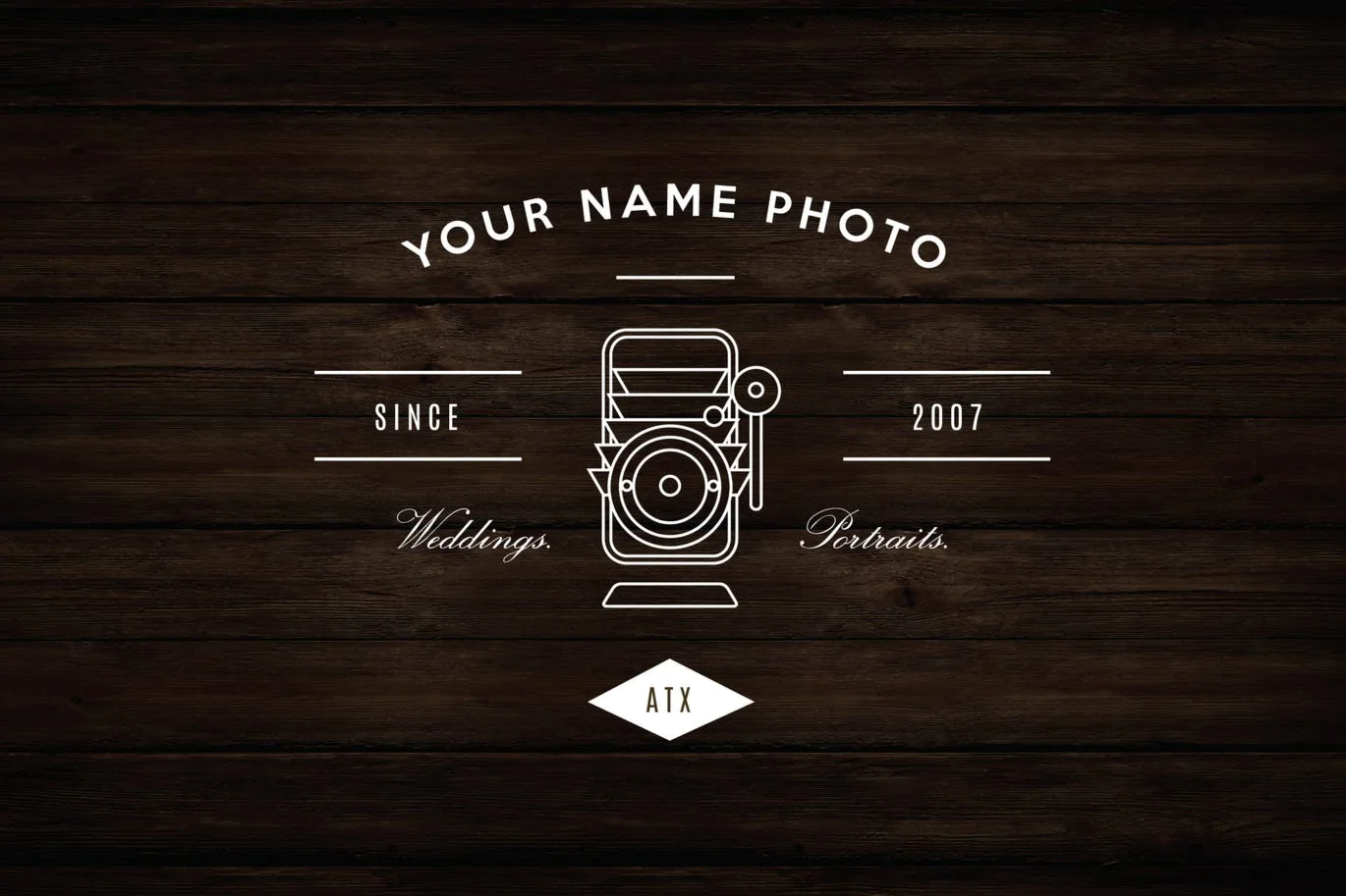 Vintage Camera Logo