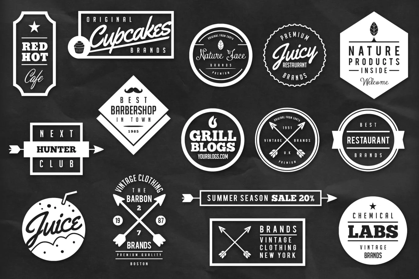 25 Logos and Badges Vol. 2
