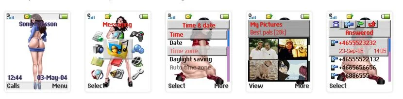 Тема для Sony Ericsson K510i - EroPics