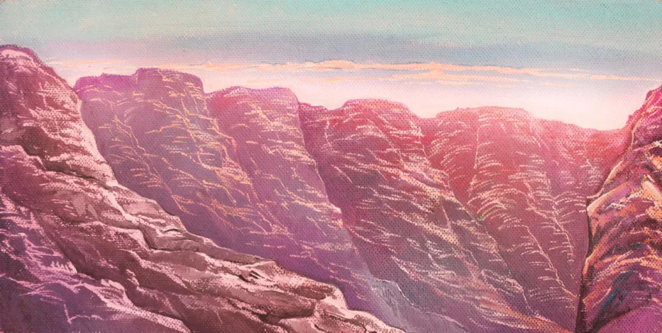 Сиреневый закат