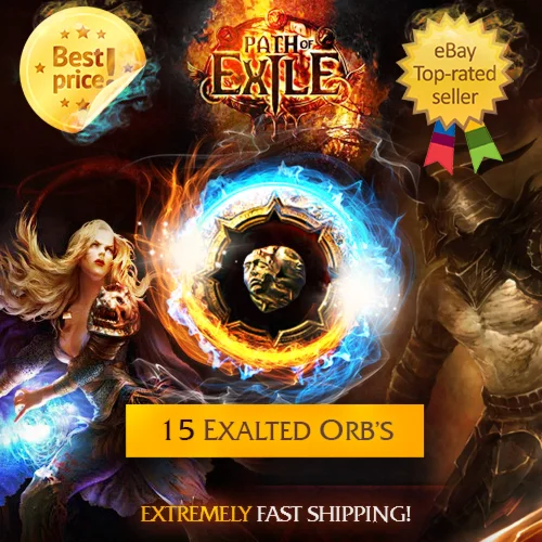 Path of Exile (PoE) | 15 Exalted Orbs - Harbinger