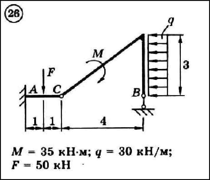 Dievsky V.A - Solution of problem D4 variant 26 task 1