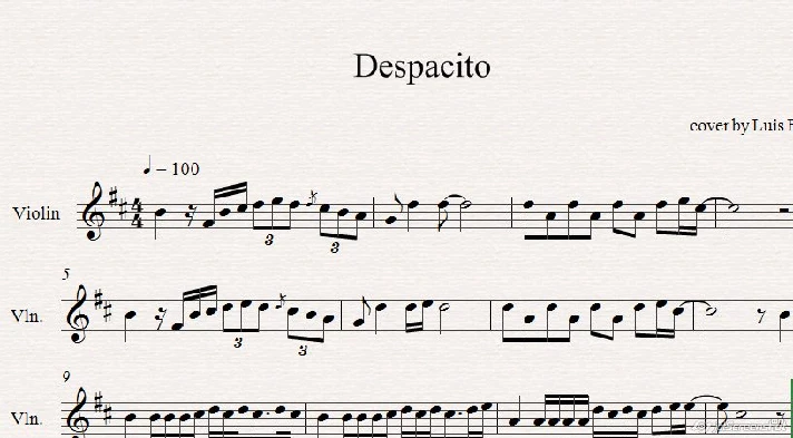 Despacito violin cover