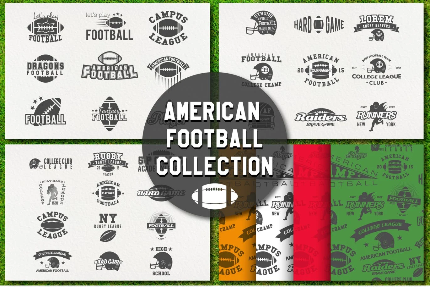 American Football Modern Labels