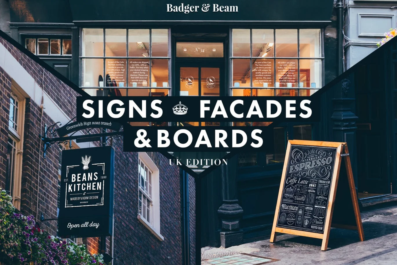 Signs & Facades Mockups (UK edition)