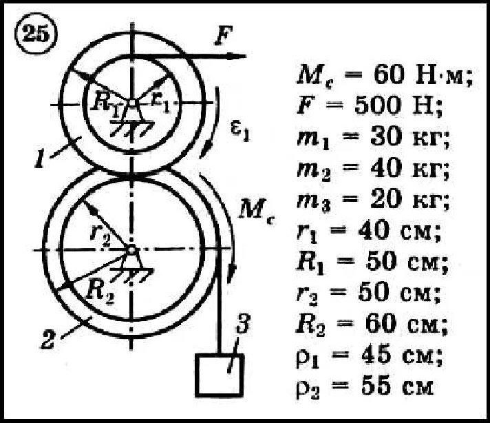 Dievsky V.A. - Solution of task D6 option 25 (D6-25)