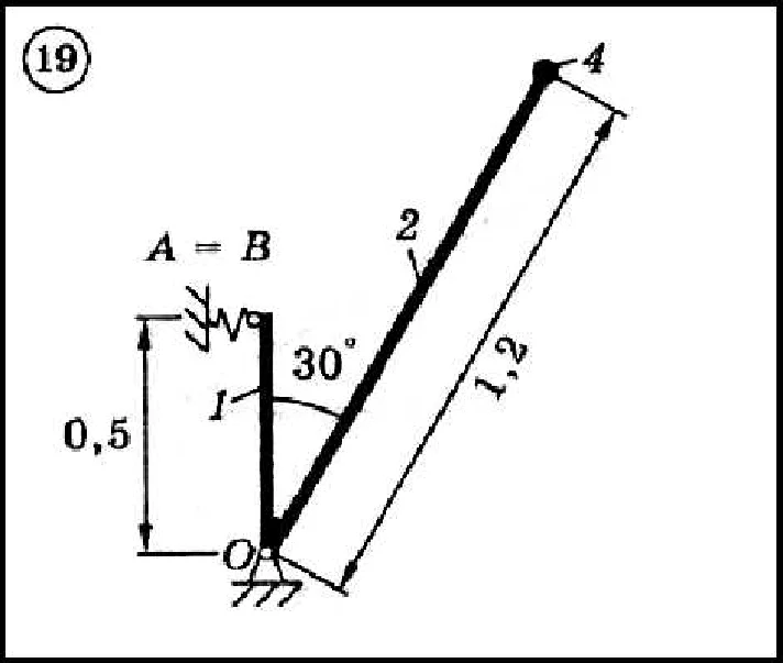 Dievsky V.A - Solution of problem D7 variant 19 task 1
