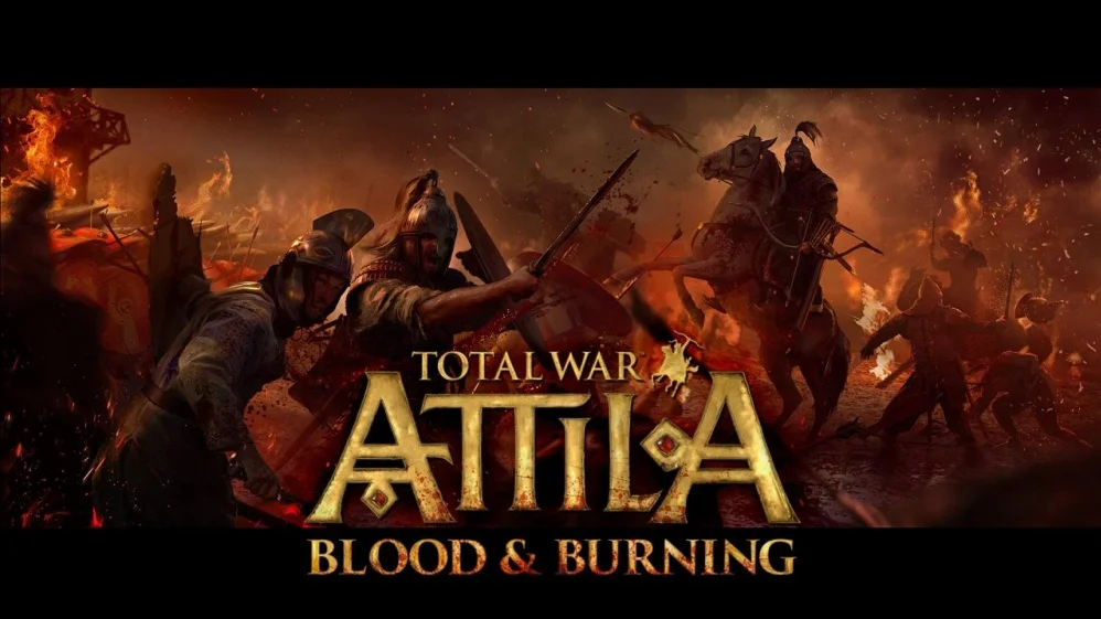 Total War ATTILA Blood and Burning Steam KEY Regio free