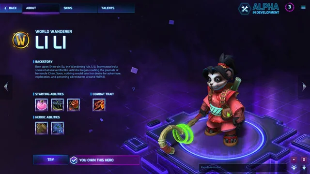 Heroes of the Storm - Li li hero (Battle.net) EU/RU
