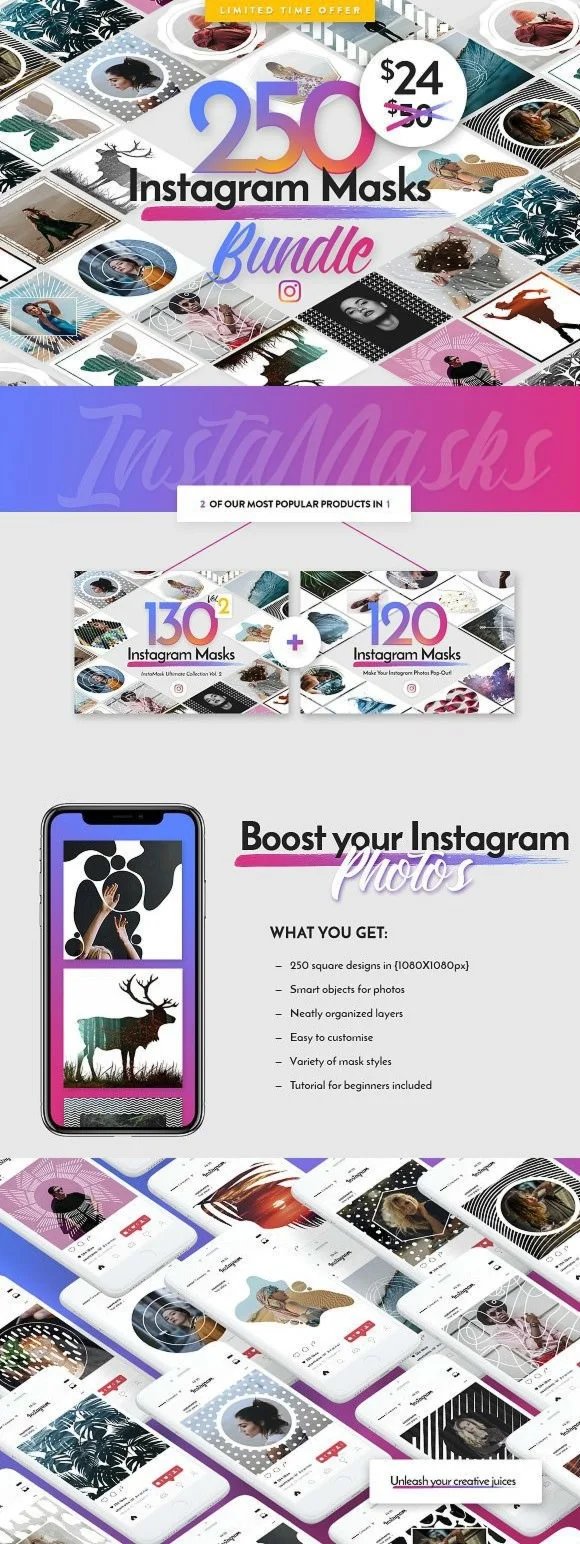 250 InstaMasks Bundle (2017)