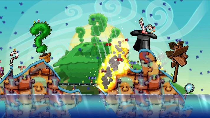 Worms Reloaded: GOTY (6 in 1) 🔑STEAM KEY 🔥RU/CIS