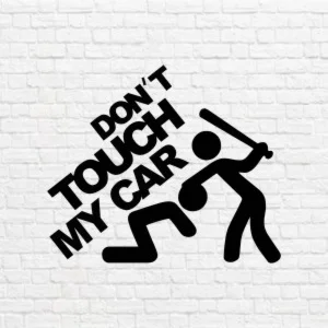 Don`t touch my car в векторе