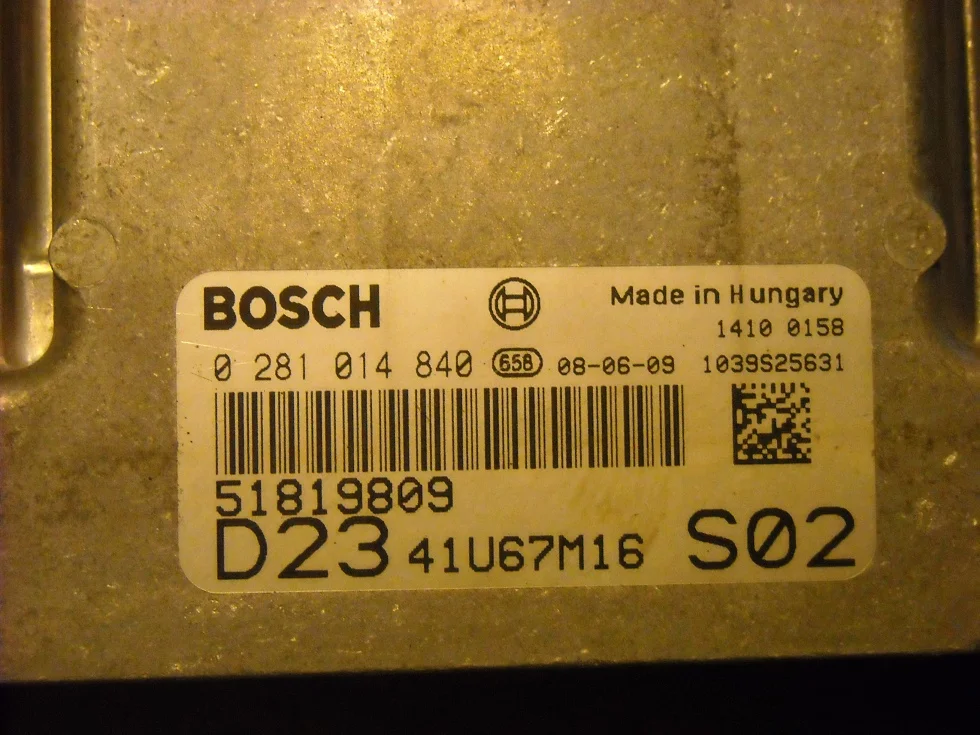 FIAT Ducato 2.3 JTD 0281014840 41U67M16 full flash ori