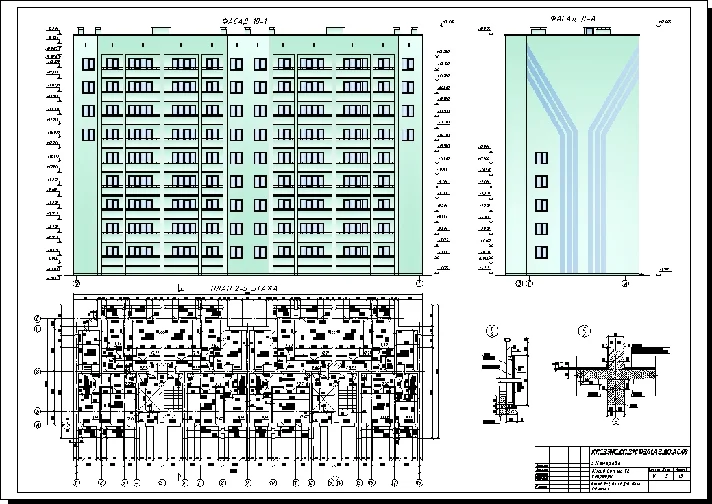 Residential building for 72 apartments