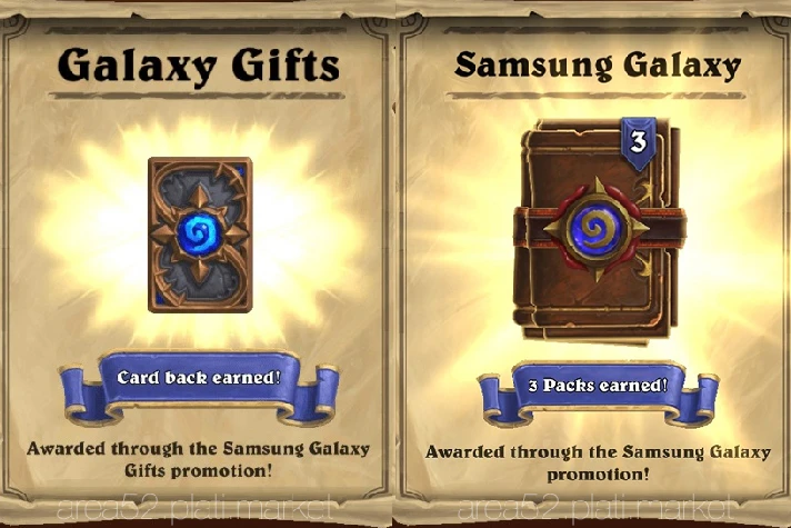 5 Hearthstone Expert Packs [android + galaxy promotion]