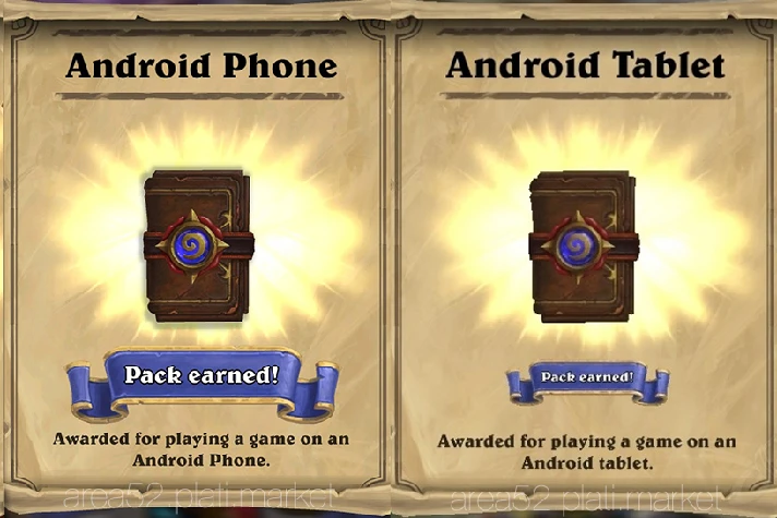 5 Hearthstone Expert Packs [android + galaxy promotion]