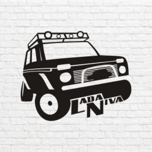 Lada niva в векторе