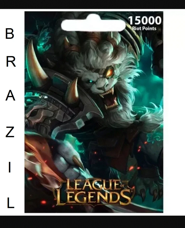 15000 RP LoL (BRAZIL) Pre-Paid Card