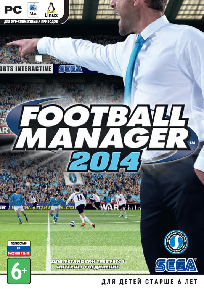 Football Manager 2014 (Steam key, RU+CIS)