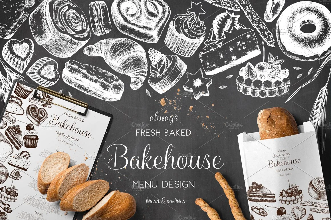 Bakery Menu Design