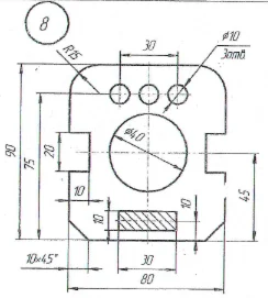 плоский контур вариант 8