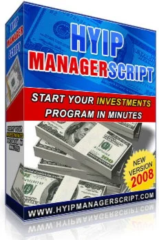 HYIP Manager Pro+Flash шаблон